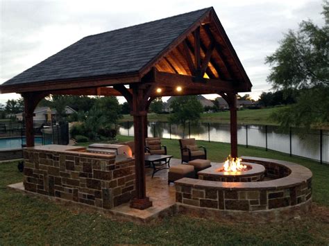These fire pit ideas and designs will go great with any landscaping plans you have for your backyard. Backyard Gazebo With Fire Pit - Look for Designs