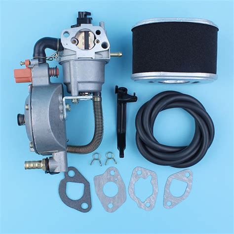 Dual Fuel Carburetor Carb Conversion Kit Air Filter Element For Honda