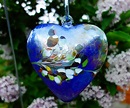 Herz aus Glas zur Gartendekoration von JOSKA Bodenmais | JOSKA Glasparadies