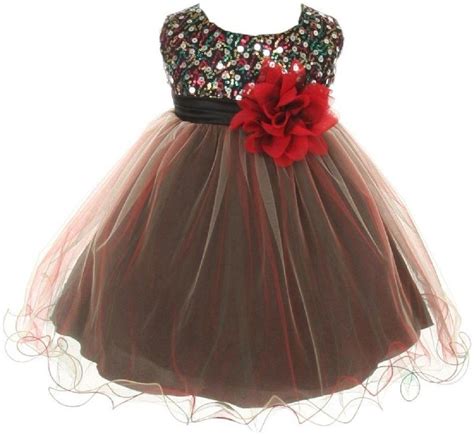 Baby Girls Toddler Multi Sequins Tulle Special Occasion Infant Baby