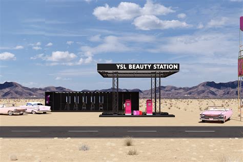 Pop-Up-Store von YSL Beauty in Palm Springs - Popupstores.de