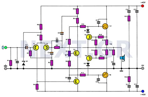 Reaching up to 35 watts in mono block diagram of tda7375 for more information see datasheet pdf of the integrated circuit tda7375. Simple 100W HiFi Audio Amplifier Circuit Diagram | Electronic Circuits Diagram