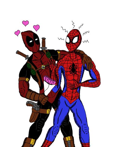Spiderman And Deadpool By Ardoncomics On Deviantart
