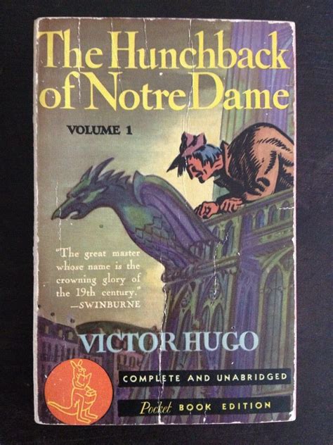 The Hunchback Of Notre Dame By Victor Hugo Good Soft Cover 1939 1st