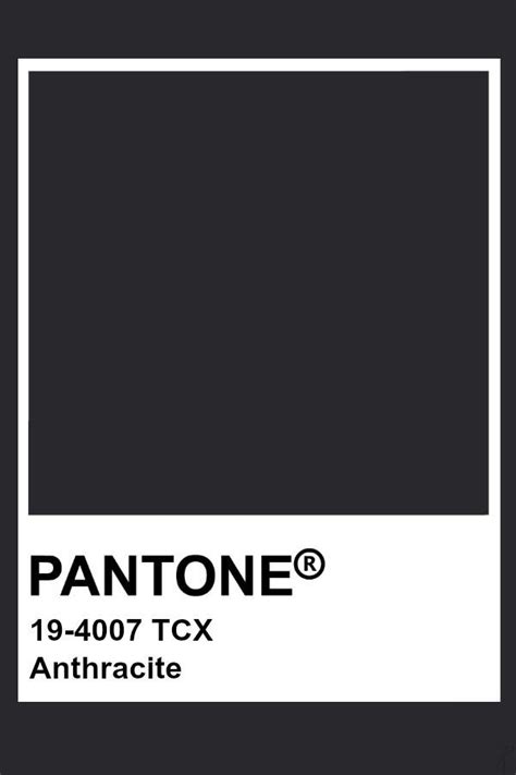 Pantone Anthracite Pantone Colour Palettes Pantone Color Pantone