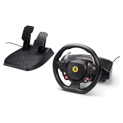 Thrustmaster Ferrari 458 Italia Pcxbox 360 Steering Wheelpedals Black