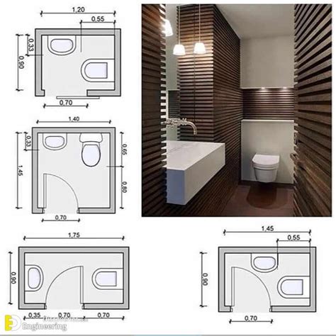 Bathroom Size And Space Arrangement Engineering Discoveries Bathroom