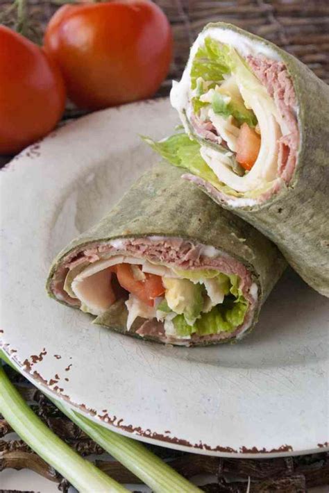 Roast Beef Turkey Wraps - Mindee's Cooking Obsession
