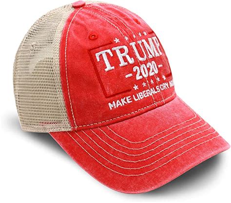 Trump 2020 Make Liberals Cry Again Campaign Embroidered Us Trump Hat Baseball Bucket Trucker Cap