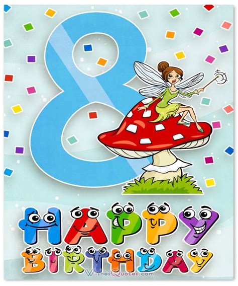 Happy 8th Birthday Wishes For 8 Year Old Boy Or Girl Happy 8th