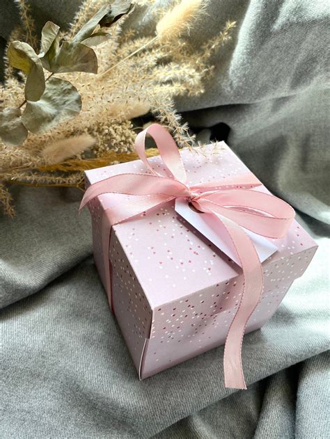 Explosion Box Birthday Pink Photo Gift Nude Gift Best Etsy