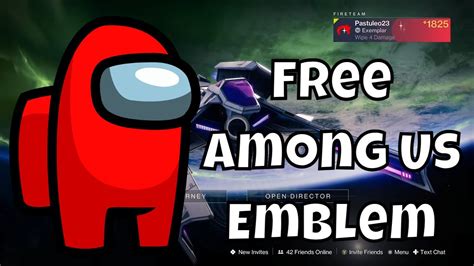 Free Among Us Emblem Airlock Invitation Youtube