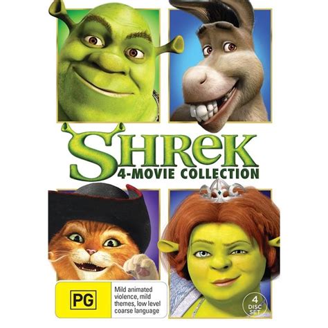 Shrek The Whole Story Quadrilogy Boxset Princess Fiona Boxset
