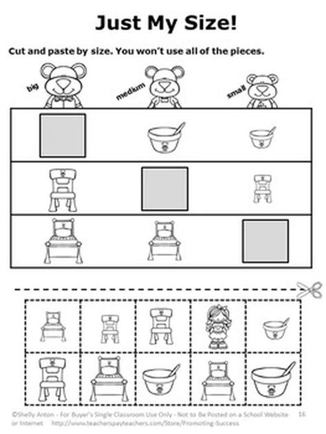 10. goldilocks and the three bears math emergency sub plans