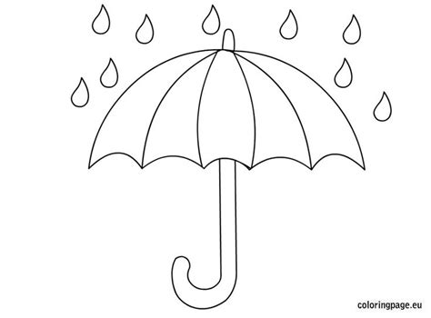 Umbrella coloring | Umbrella coloring page, Umbrella, Umbrella craft