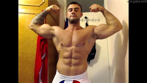 Flexing Both Biceps Muscles Porn Xxx Gays