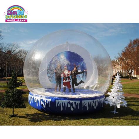 10ft Diameter Inflatale Photo Booth Christmas Inflatable Snow Globe