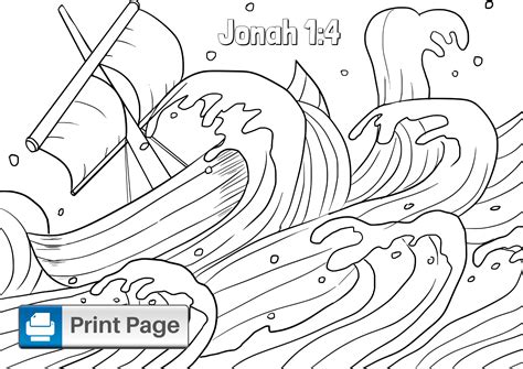 Free Printable Jonah And The Whale Coloring Pages Connectus
