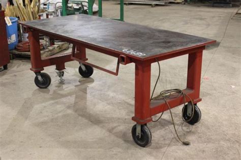 Rolling Welding Table W 8 Casters Wfloor Lock And Smith Sales Llc