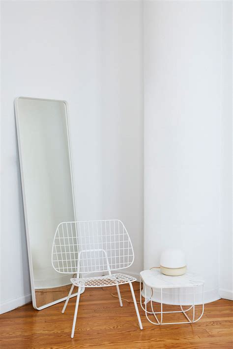 Audo Copenhagen Norm Floor Mirror Miroir White