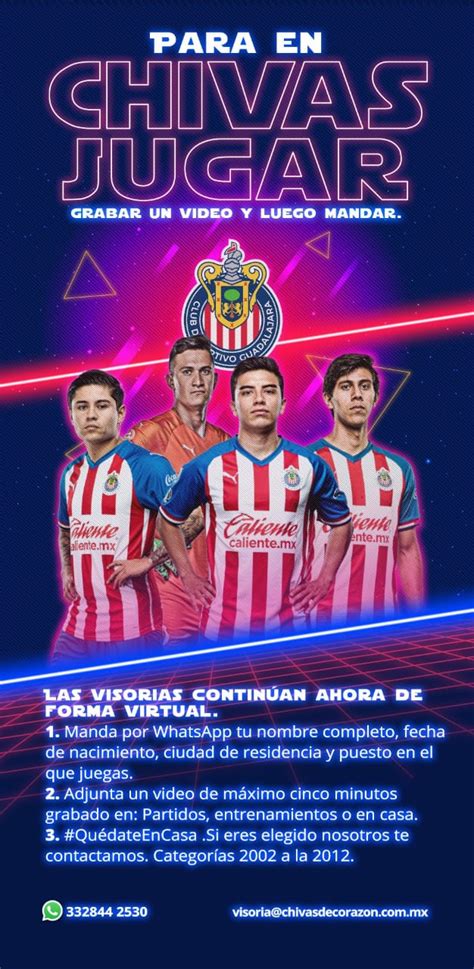 Chivas Abre Convocatoria Para Visorías Virtuales