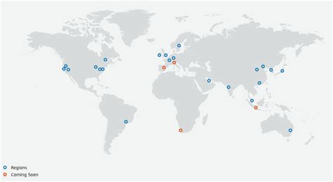 Aws Regions And Availability Zones Map Your First Hour On Aws