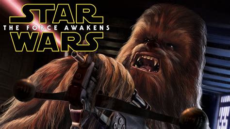 Star Wars The Force Awakens Deleted Scene Chewbacca Rips Off An Arm Youtube
