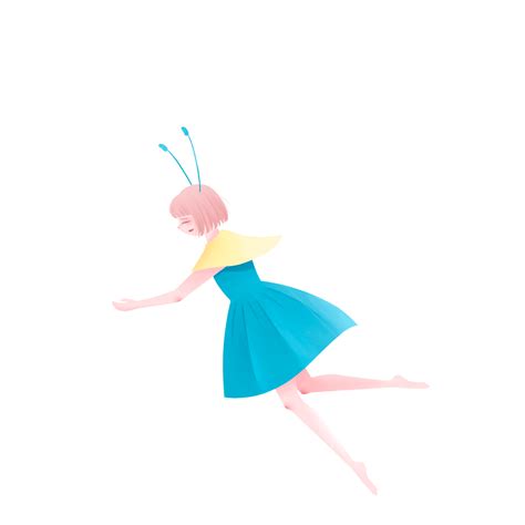 Creative Butterfly Png Transparent Creative Fresh Butterfly Girl