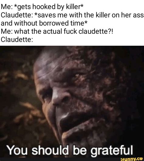 Me Gets Hooked By Killer Claudette Saves Me With The Killer On Her Ass And Without Borrowed
