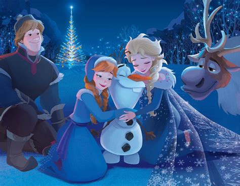 Olafs Frozen Adventure Storybook Illustration Frozen Picha