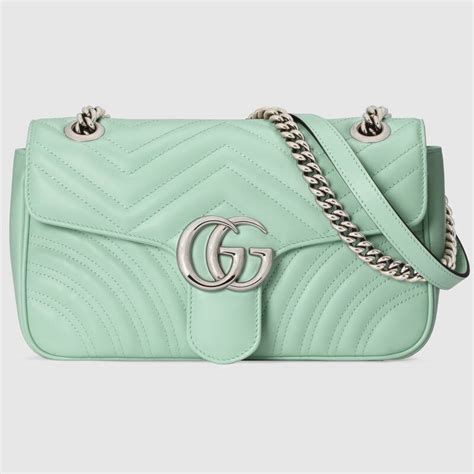 Gucci Gg Women Gg Marmont Small Shoulder Bag Matelassé Chevron Lulux