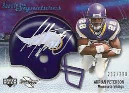 Please see our other listings or email for a complete list of available inventory. 10 Best Adrian Peterson Rookie Cards to Collect