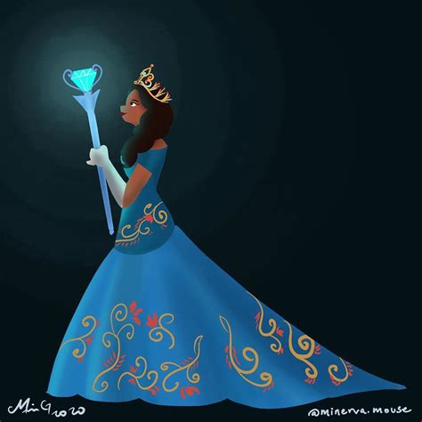 Minnie Or Minerva 💜 On Instagram “la Reina 👑💙 • Elena Princesselena