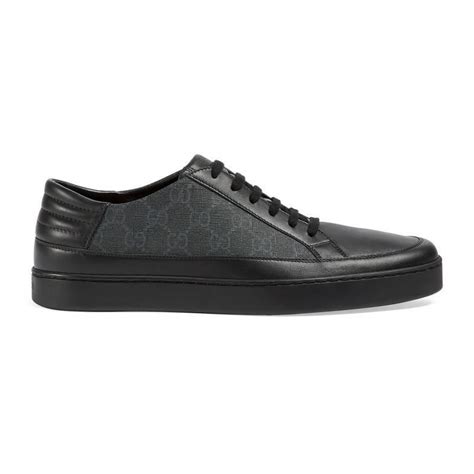 Gucci Gg Supreme Low Top Sneaker In Black For Men Lyst
