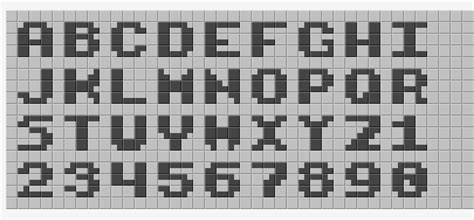 Pixel Letter Text Generator Minecraft Mod