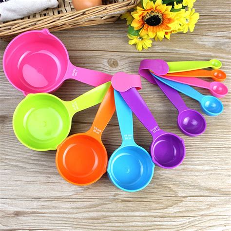 5 Pcs Baking Cup Spoons Cooking Measuring Spoon Set Nesting Cups Baking