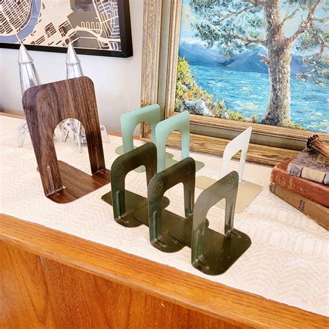 Vintage Metal Bookends Pairs And Singles Industrial Bookends Etsy