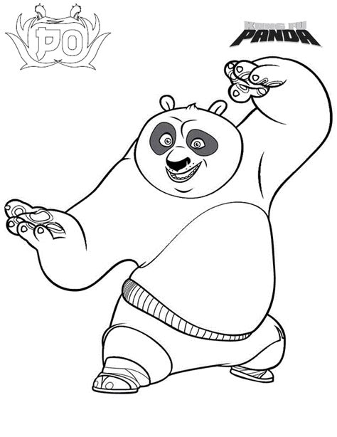 Free Printable Kung Fu Panda Coloring Pages For Kids Panda Coloring