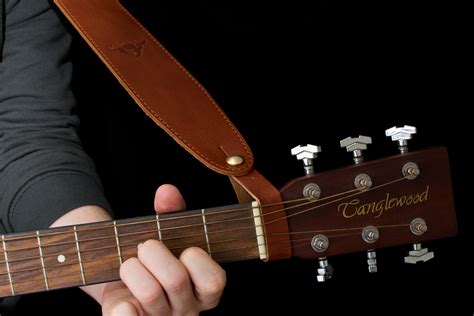 Handcrafted Leather Neck Straps For Acoustic Guitars