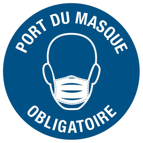 Signalisation D Obligation Port Du Masque Obligatoire Coronavirus
