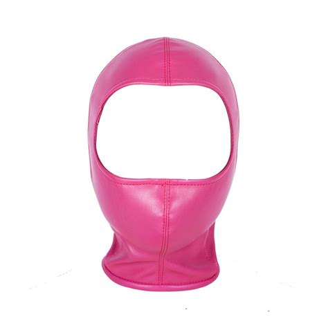 Buy Rose Red Sex Mask Open Mouth Bondage Hood Fetish