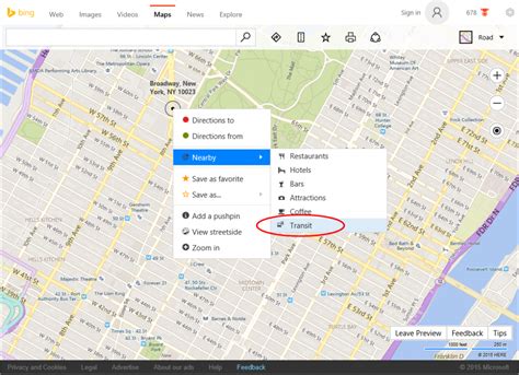 Explore Your Transit Options And Plan Your Trip With Bing Maps Maps Blog