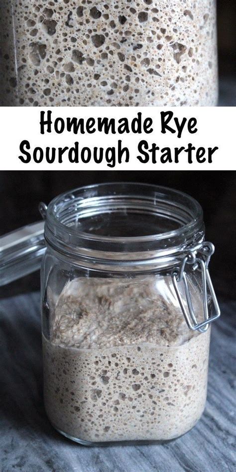 Homemade Rye Sourdough Starter Rye Sourdough Starter Sourdough Rye