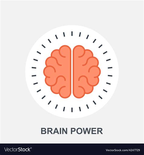 Brain Power Royalty Free Vector Image Vectorstock
