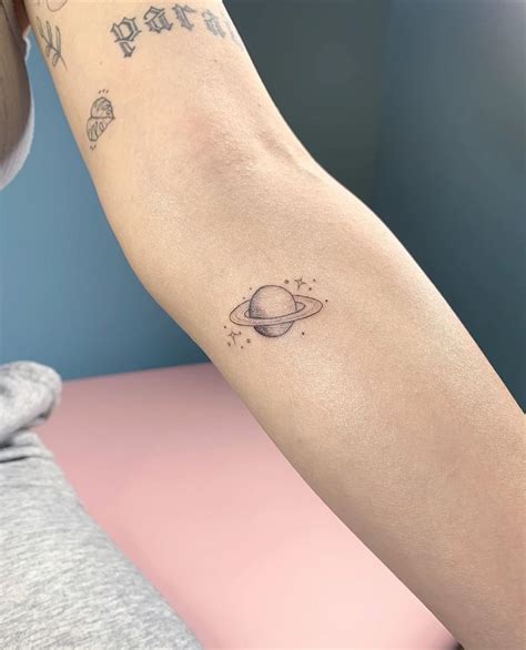 Supersweet Tattoos And Coffee On Instagram Tiny Saturn For A Tiny