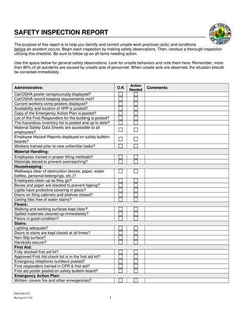 Safety Report How To Create A Safety Report Download This Safety