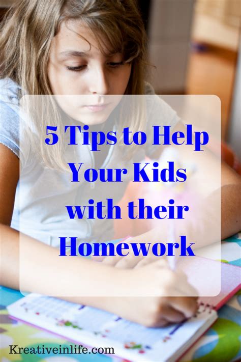 5 Tips To Help Your Kids With Their Homework Tonight