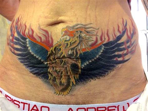 Phoenix Healed Used To Cover Stretch Marks And Scar By Gauge~ Stretch Mark Tattoo Tattoos