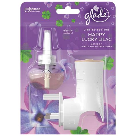Glade Plug In Oil Complete Happy Lucky Lilac Ml Branded Household