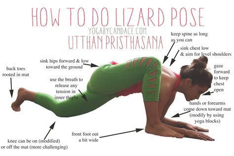 How To Do Lizard Pose — Yogabycandace